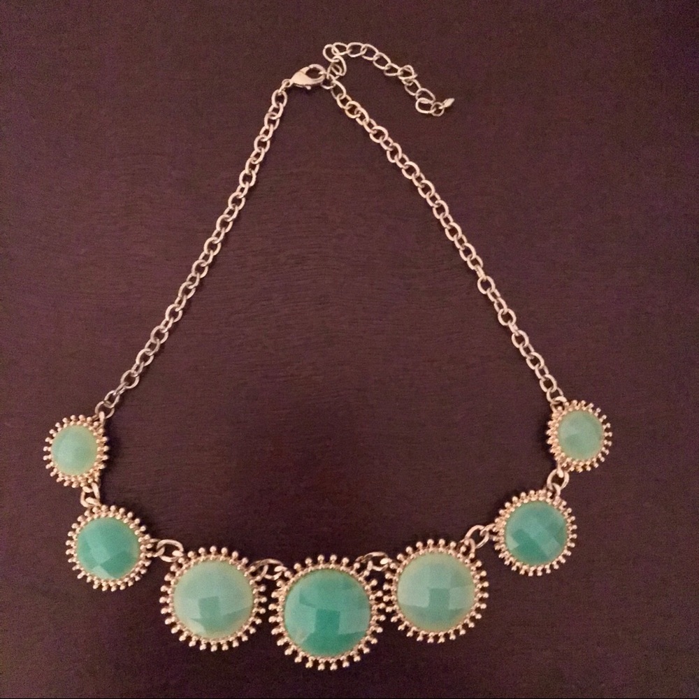 Green Statement Necklace